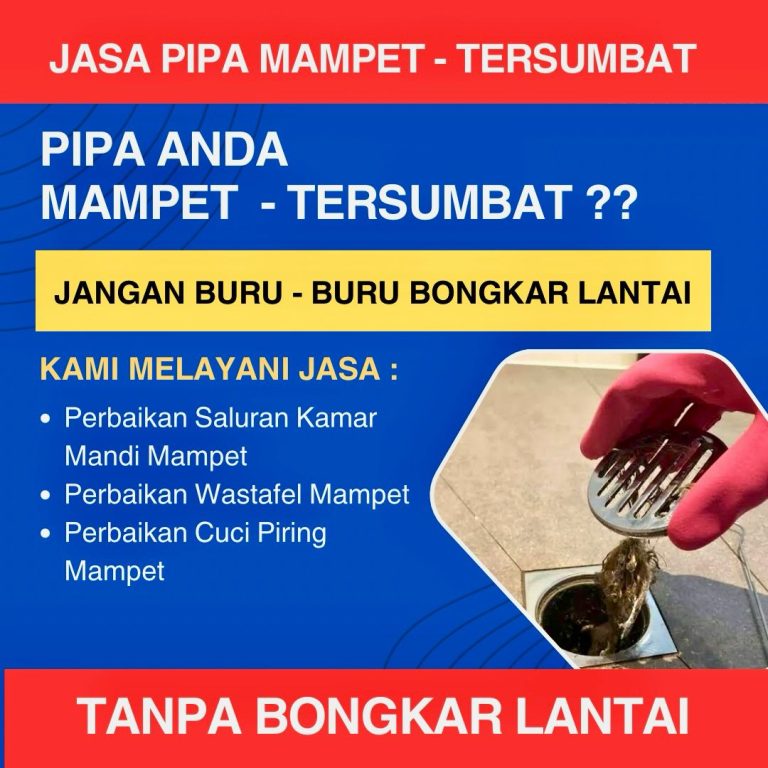 Jasa Saluran Air Mampet
