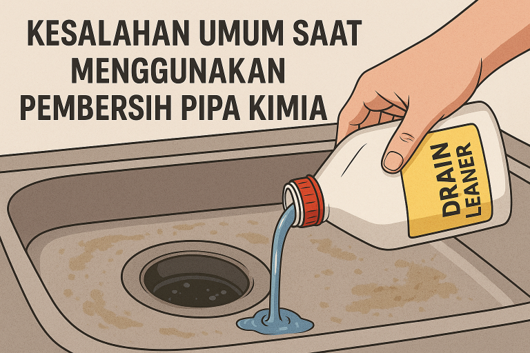 Kesalahan Umum Saat Menggunakan Pembersih Pipa Kimia
